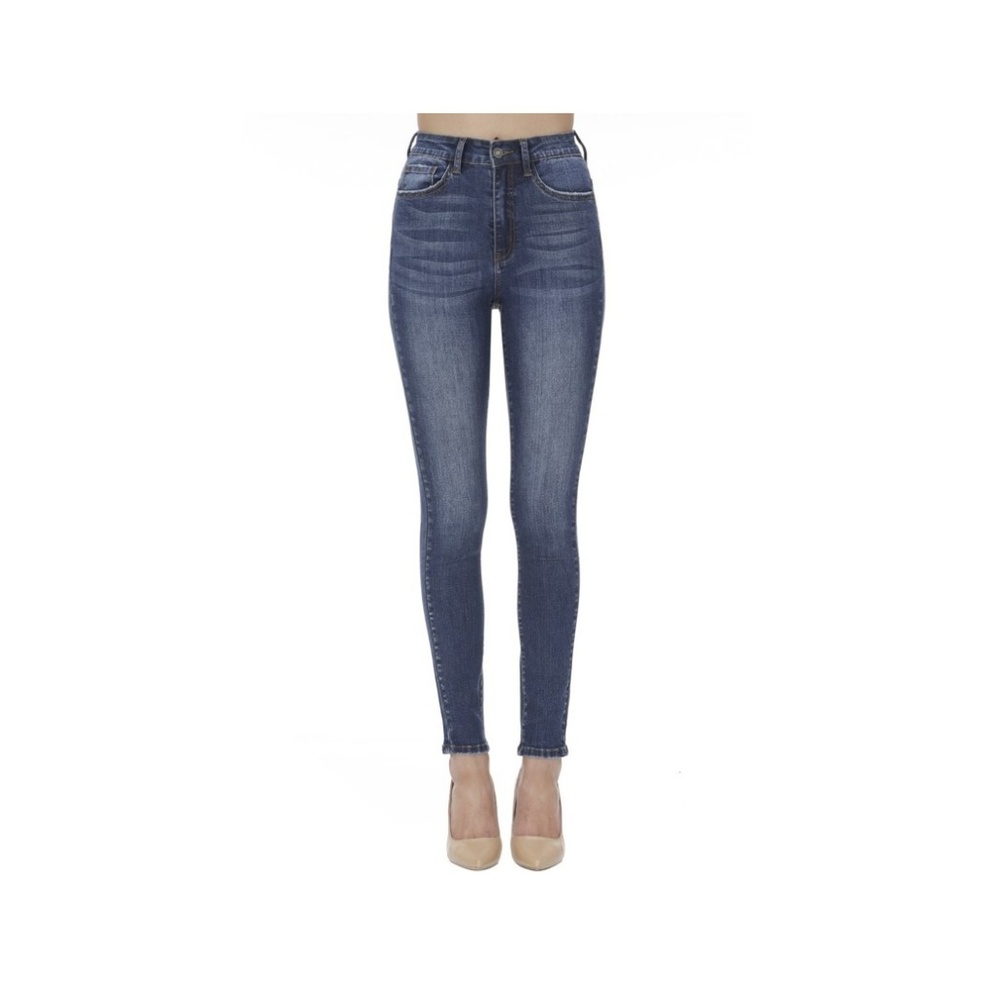 NEW Basic Trend Stretchy D High Rise Skinny Jeans.